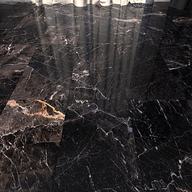 Elegant Java Black Marble Set 3D model image 1 