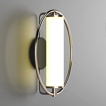 Modern LED Flare Wall Sconce 3D model image 1 