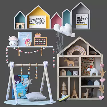 Nursery Decor Set: Adorable and Functional 3D model image 1 