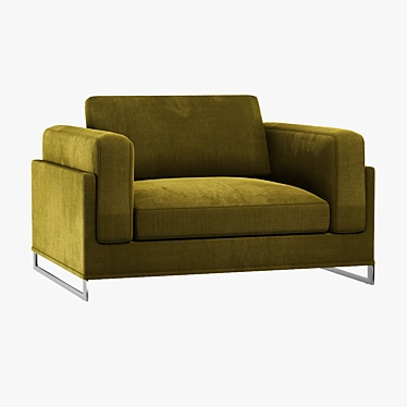 Elegant Comfort Armchair 3D model image 1 