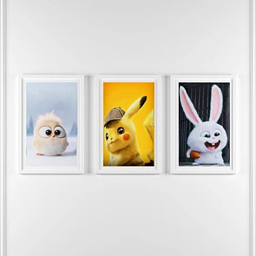 Kids Frame Set: 3D Models 3D model image 1 