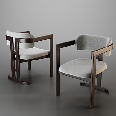 Modern Elegance: Dorotea Dining Chair 3D model image 1 