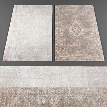 Elegant Louis De Poortere Rugs 3D model image 1 