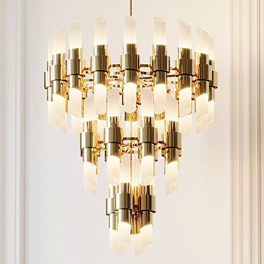 Elegance Illuminated: Tychho Chandelier 3D model image 1 