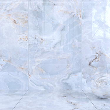 Karina Gray Wall Tiles: Multi-Texture Collection for Stunning Interiors 3D model image 1 