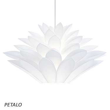 Elegant Petalo Floor Lamp 3D model image 1 