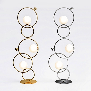 Elegant Venicem Zoe Floor Light 3D model image 1 