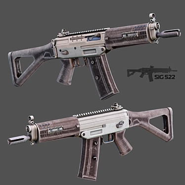 Sig522: Precise Tactical Firepower 3D model image 1 