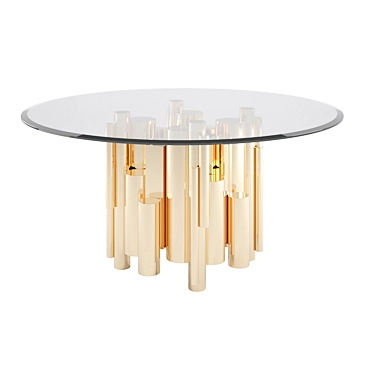 Roberto Cavalli Antigua Dining Table: Elegant and Stylish Design 3D model image 1 