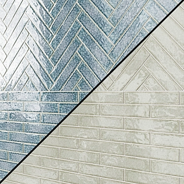 Elegant Roman Glass Tiles 3D model image 1 