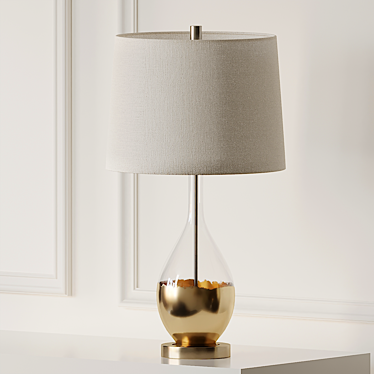 Elegant Kensal Table Lamp 3D model image 1 