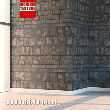 Product Title: Seamless Detailed Granite Blocks 3D model image 1 