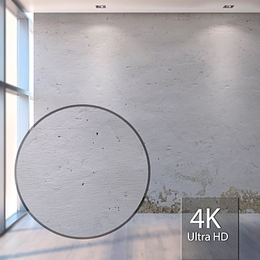 Seamless Stucco Texture: High Resolution & Detail 3D model image 1 