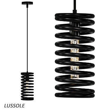 Modern Lussole Pendant Light 3D model image 1 