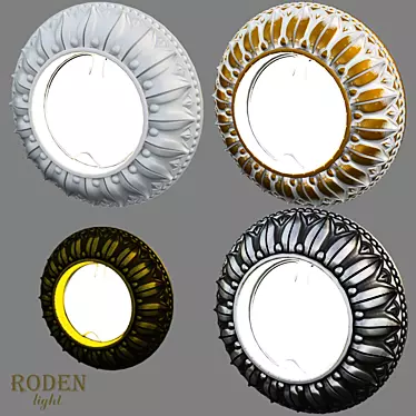 RODEN-light RD-001: Stylish Recessed Gypsum Lamp 3D model image 1 