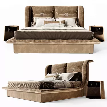 Bed Vittoria Frigerio Appiani, bedside table Contarini