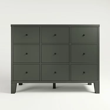 Modern Stylish Ikea Bruggia Chest 3D model image 1 