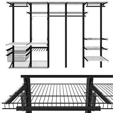 PBR-Optimized Corona Render Storage System 3D model image 1 