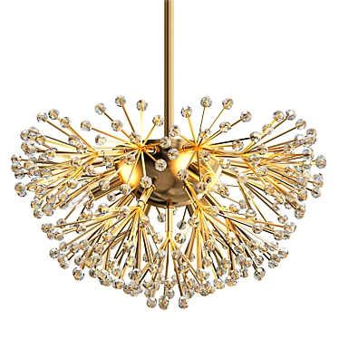 Elegant Dickinson Chandelier 3D model image 1 