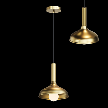 Scandinavian Style Pendant Lamp - Lampatron LUCIO 3D model image 1 
