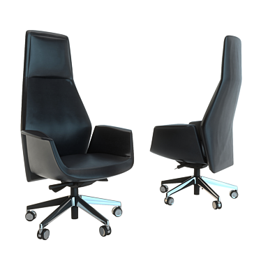 Poltrona Frau Downtown Executive Chair 3D model image 1 