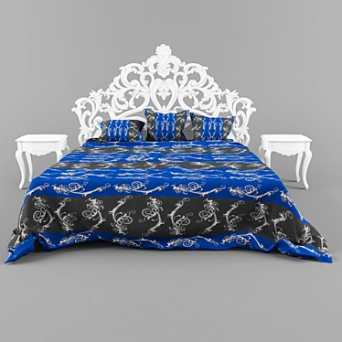 Bed Midnight Blue