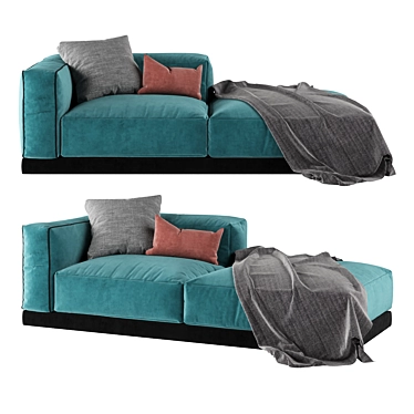 Urbanfun Caring Stripes Sofa 3D model image 1 