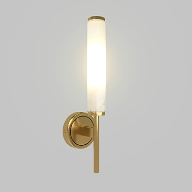 Modish 470: Contemporary Brass Pendant 3D model image 1 