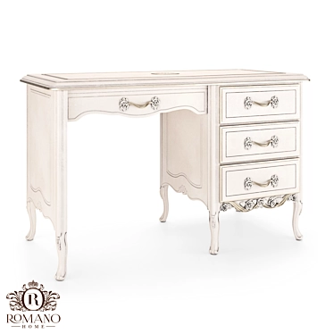 Romano Home Handcrafted Nicole Desk 3D model image 1 