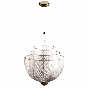 Elegant Meshmatic Light Fixture 3D model image 1 