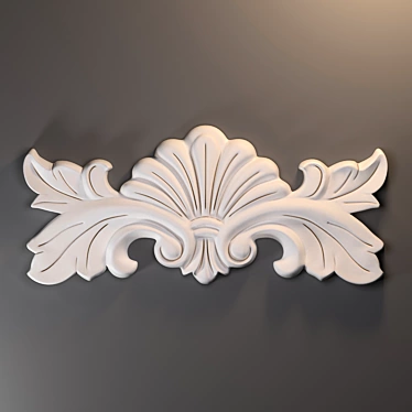 Elegant Turbosmooth Ornament 3D model image 1 