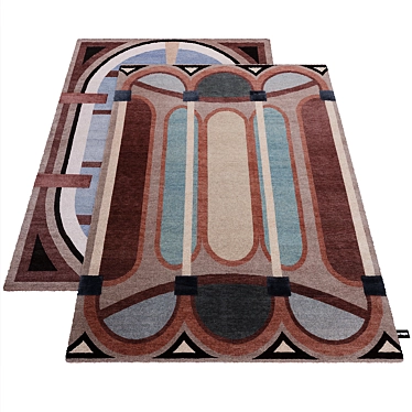 Handcrafted cc-tapis Cinquecento Rugs 3D model image 1 