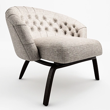 Elegant Winston Armchair: Comfort Redefined 3D model image 1 