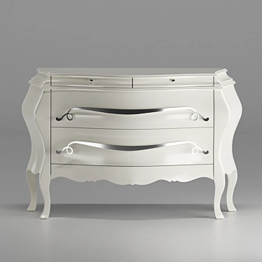 Elegant Zari Maya Chest: Organize in Style 3D model image 1 