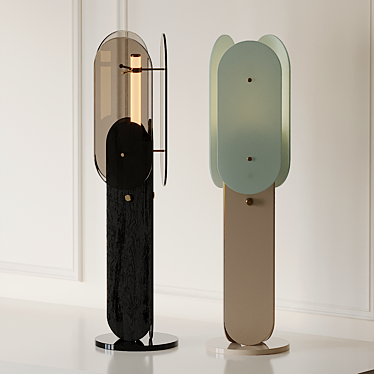 Elegant ARCH Floor Lamp by Douglas & Bec 3D model image 1 