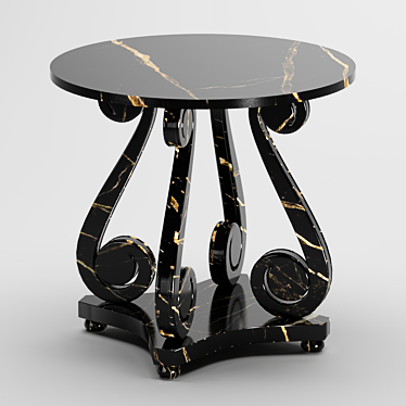 Elegant Geometric Table 3D model image 1 