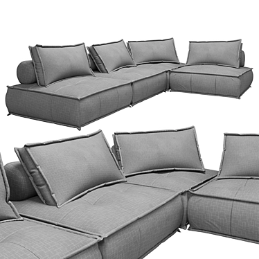 Modular Sofa Alta: 4000X2700mm H1040mm 3D model image 1 