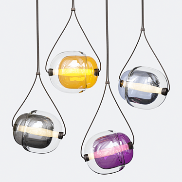 Capsula Pendant Light: Stunning Design & Soft Illumination 3D model image 1 