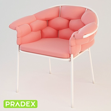 Pradex Eleanor Chair: Stylish Outdoor Seating 3D model image 1 