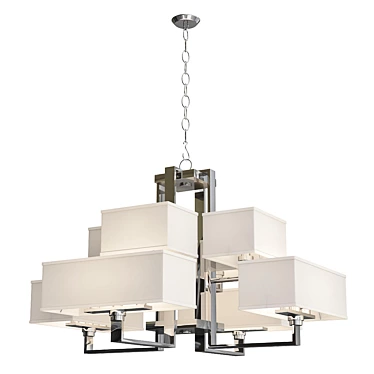 Elegant Furstenberg Chandelier: Modern Design 3D model image 1 