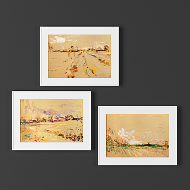 Elegant Frame Collection 3D model image 1 