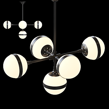 GIRA 5 Glass Reel Lampatic 3D model image 1 