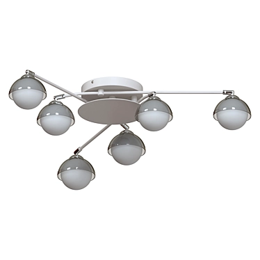 Industrial Loft Pendant Lamp: Spider Neruni 3D model image 1 