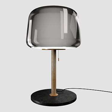 EVEDAL Marble Gray Desk Lamp 3D model image 1 