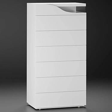 Reflex SEGNO | High Chest of Drawers 3D model image 1 