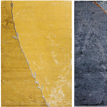 Golden Kintsugi Carpets 3D model image 1 