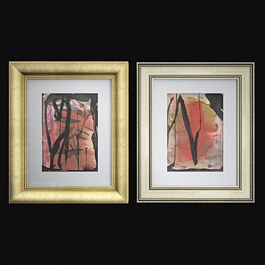 Classic Art Frames 3D model image 1 