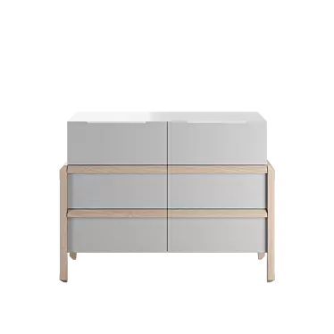 Mogus 6-Drawer Commode: Organize in Style! 3D model image 1 