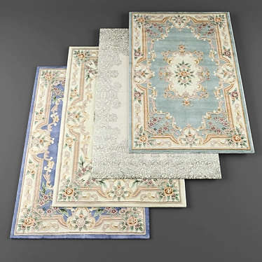 Stylish Rugs Collection 3D model image 1 