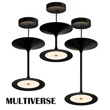 Cosmic Pendant Lamp: Multiverse 3D model image 1 